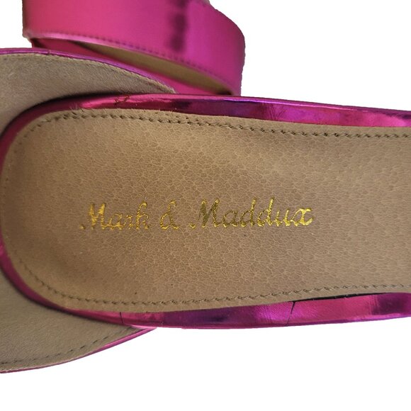 NWOT Metallic Pink Stiletto Heels Size - Picture 8 of 10